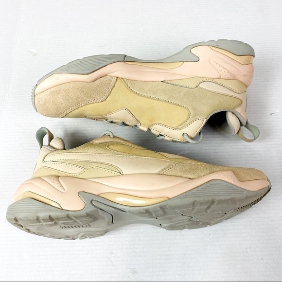 Puma Thunder Drift Leather Trainer Sneakers Size 8 - Picture 3 of 8